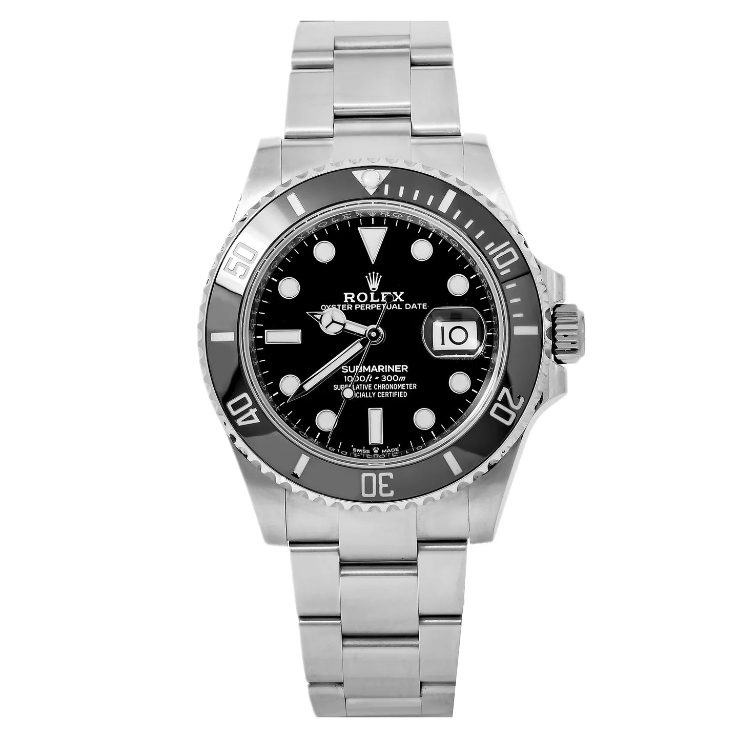 ROLEX SUBMARINER DATE 126610LN 41MM BLACK DIAL WITH STAINLESS STEEL OYSTER BRACELET