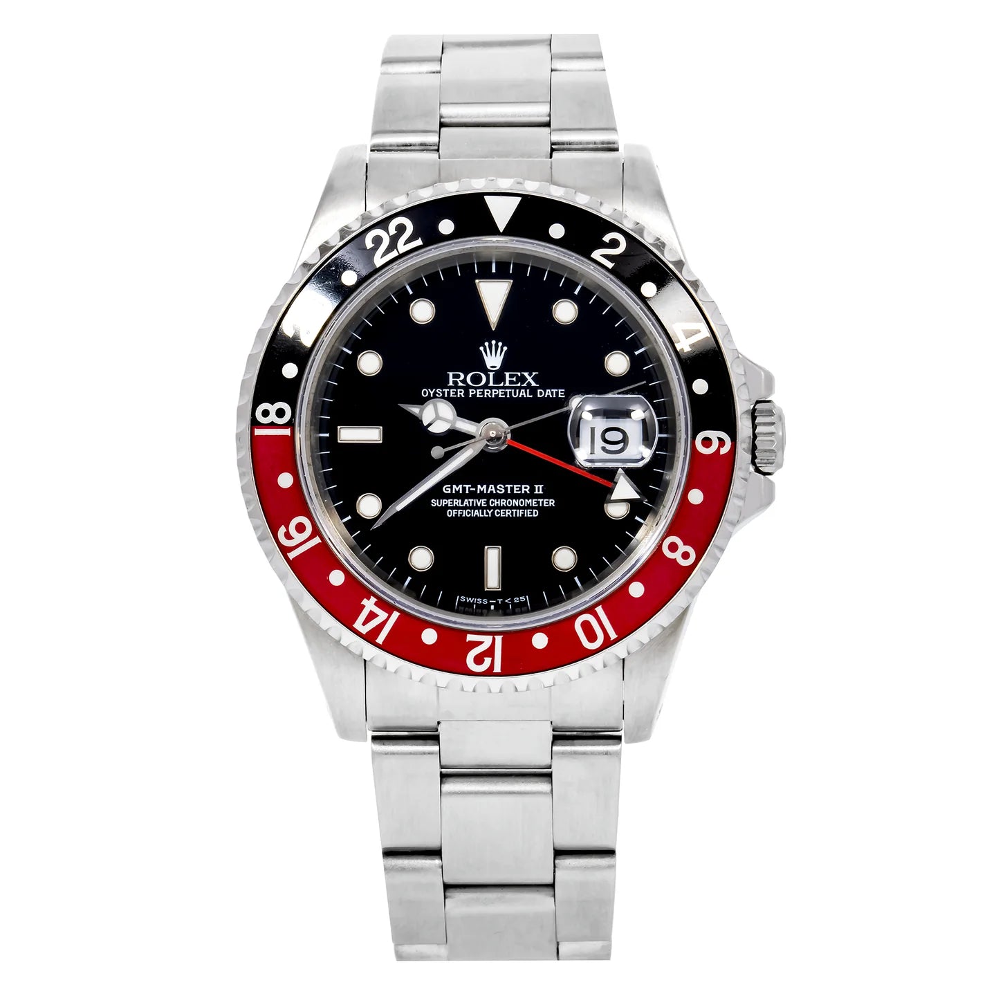 Rolex GMT-Master II 16710 Stainless Steel 40mm – Black Dial, Red/Blue “Pepsi” Bezel, Non-SEL Oyster Bracelet