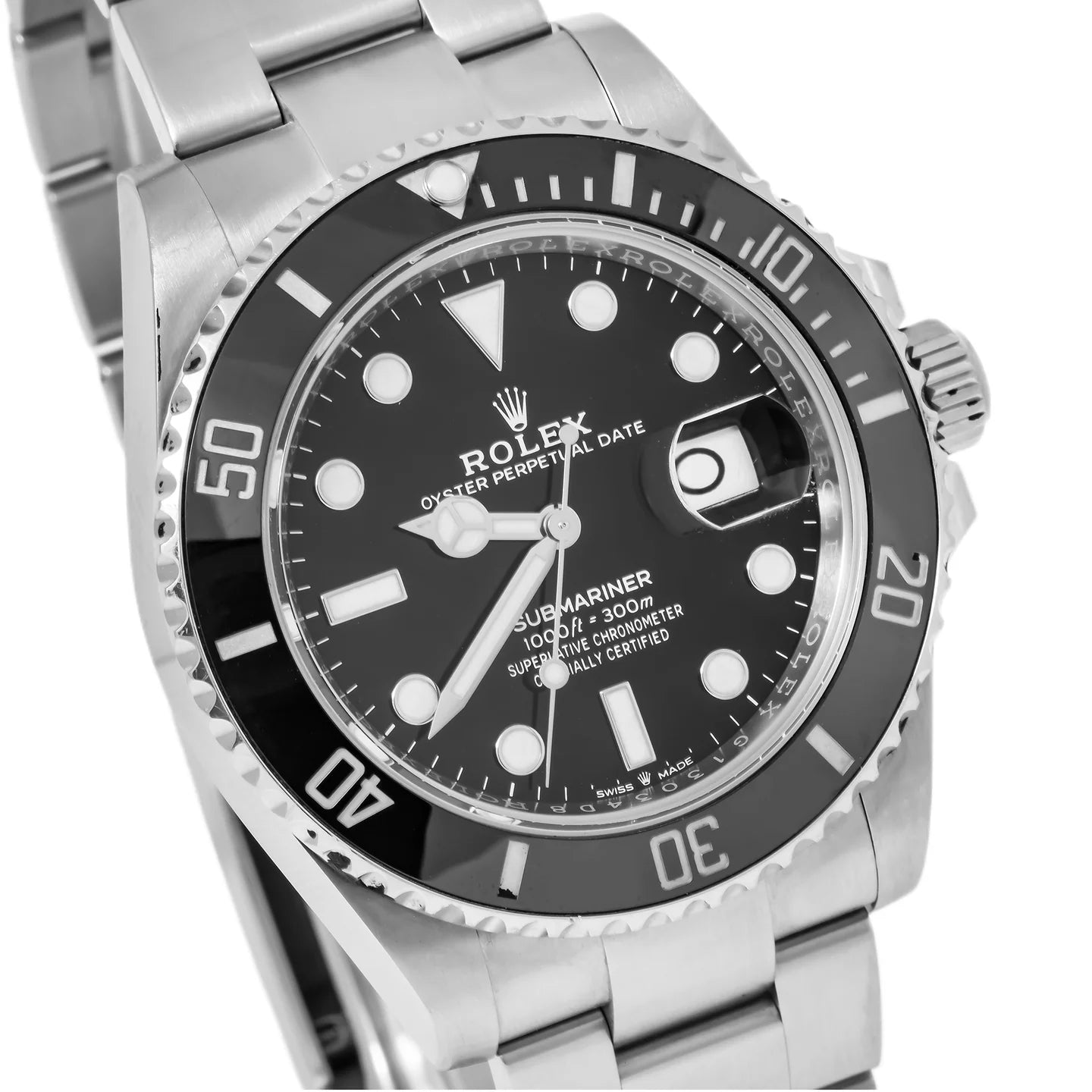 ROLEX SUBMARINER DATE 126610LN 41MM BLACK DIAL WITH STAINLESS STEEL OYSTER BRACELET