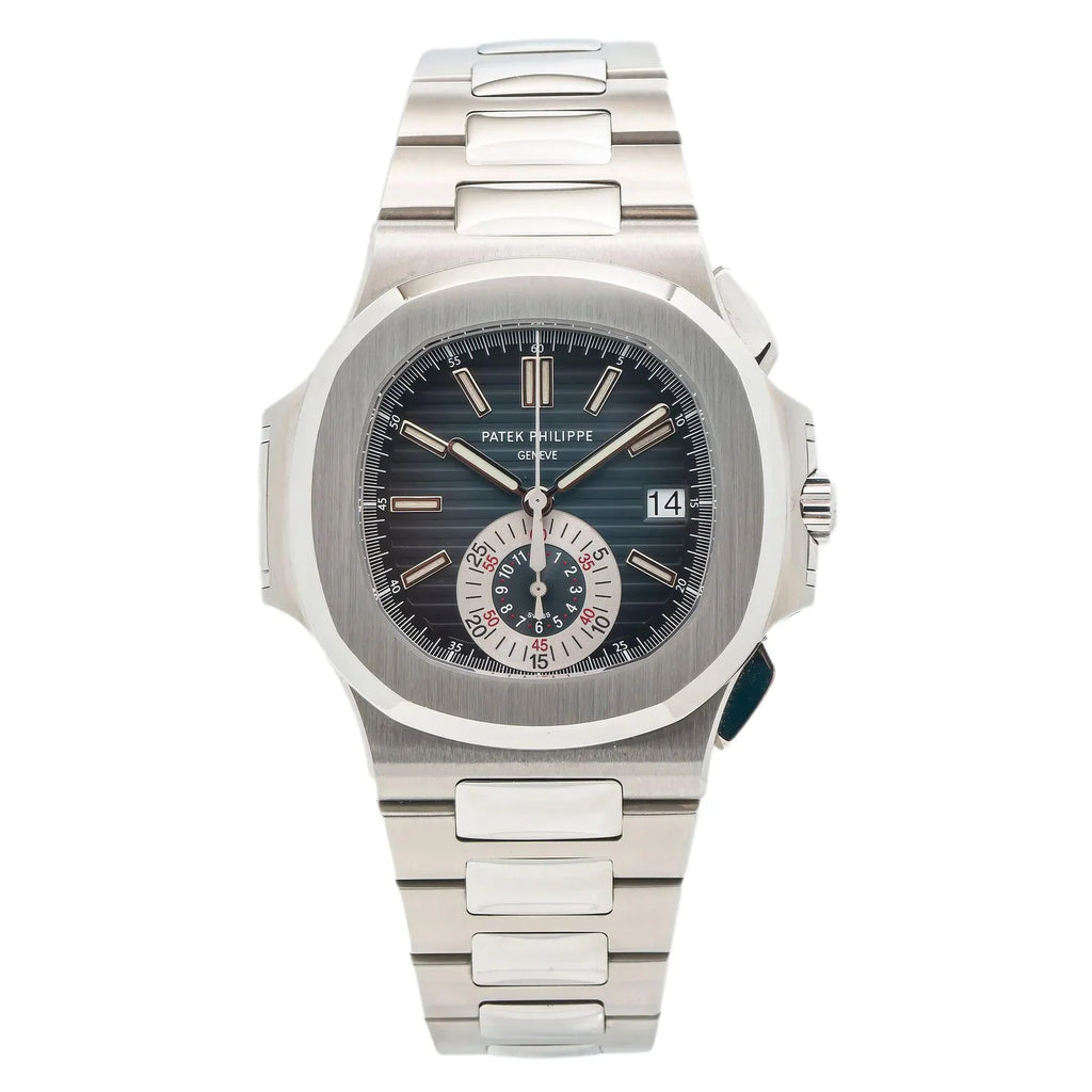 PATEK PHILIPPE NAUTILUS 5980/1A 44MM BLUE DIAL WITH STAINLESS STEEL BRACELET