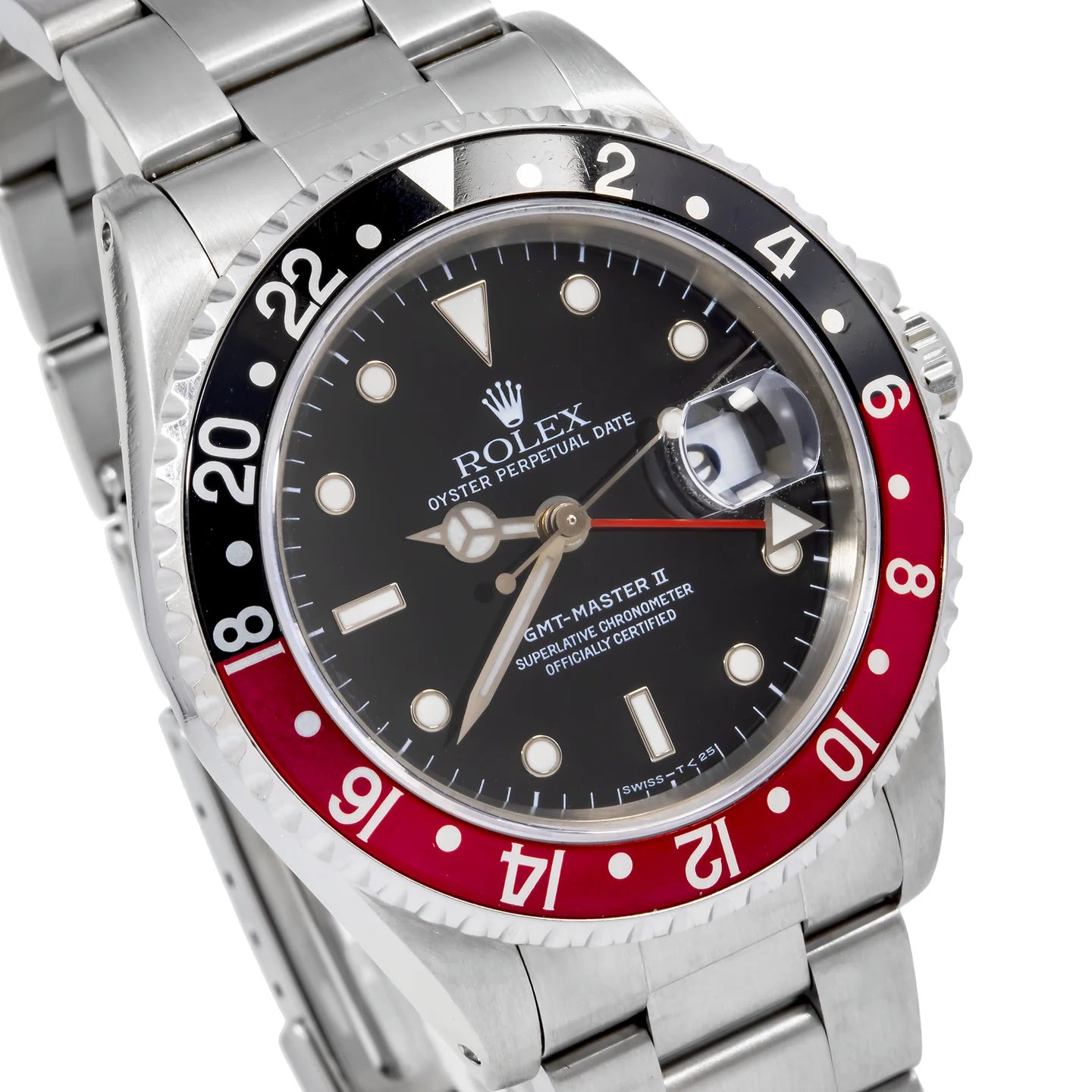 Rolex GMT-Master II 16710 Stainless Steel 40mm – Black Dial, Red/Blue “Pepsi” Bezel, Non-SEL Oyster Bracelet