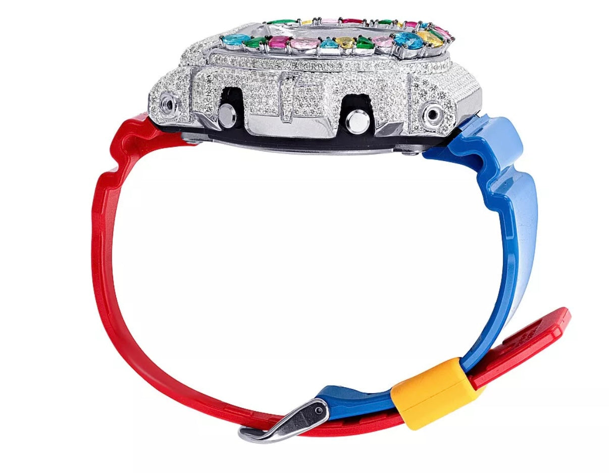BAPE x G-SHOCK DW-6900 Kid Cudi Diamond Watch – 8CT VVS Custom Iced Out Limited Edition